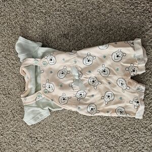 Adorable Bear Print Baby Romper